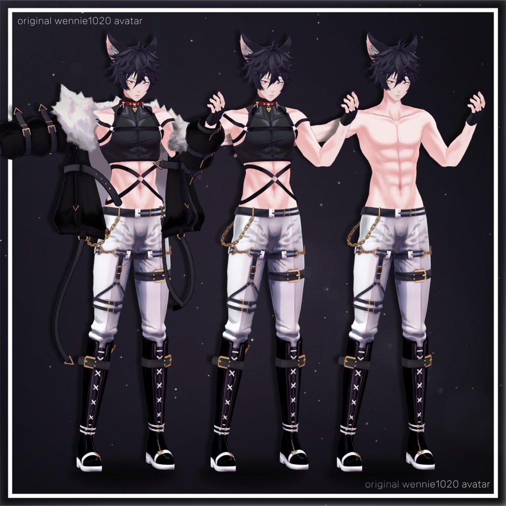 オリジナル3Dモデル「フェンリス Fenris」