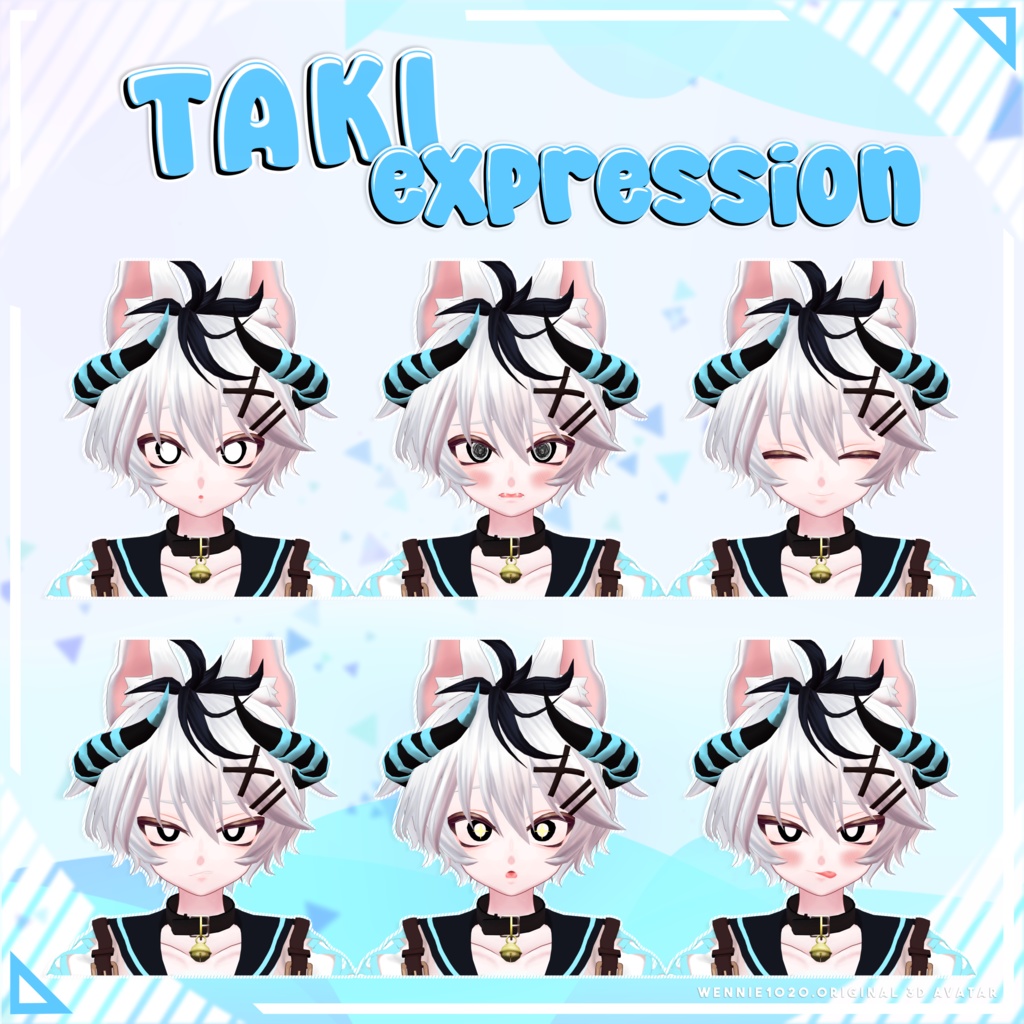 オリジナル3Dモデル「タキ Taki」