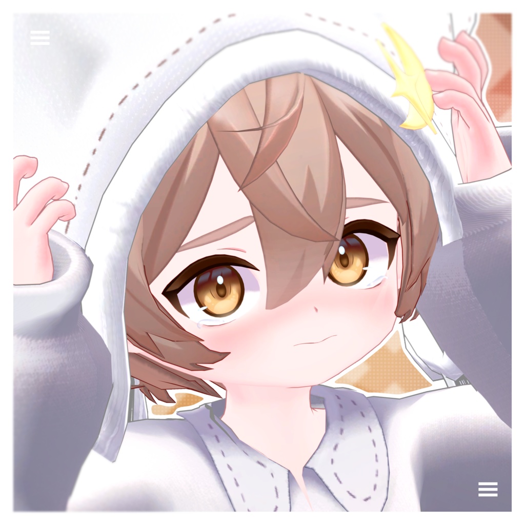 オリジナル3Dモデル「ぽる Poru」