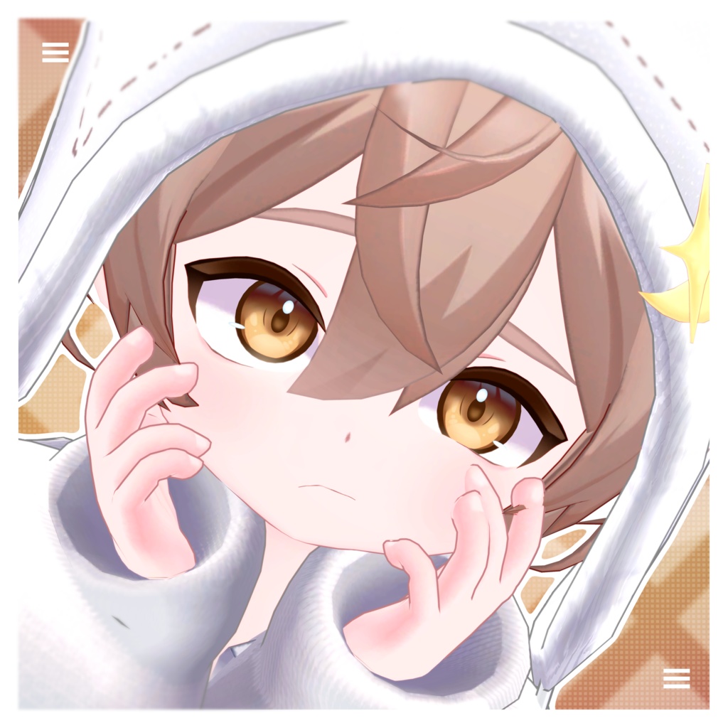 オリジナル3Dモデル「ぽる Poru」