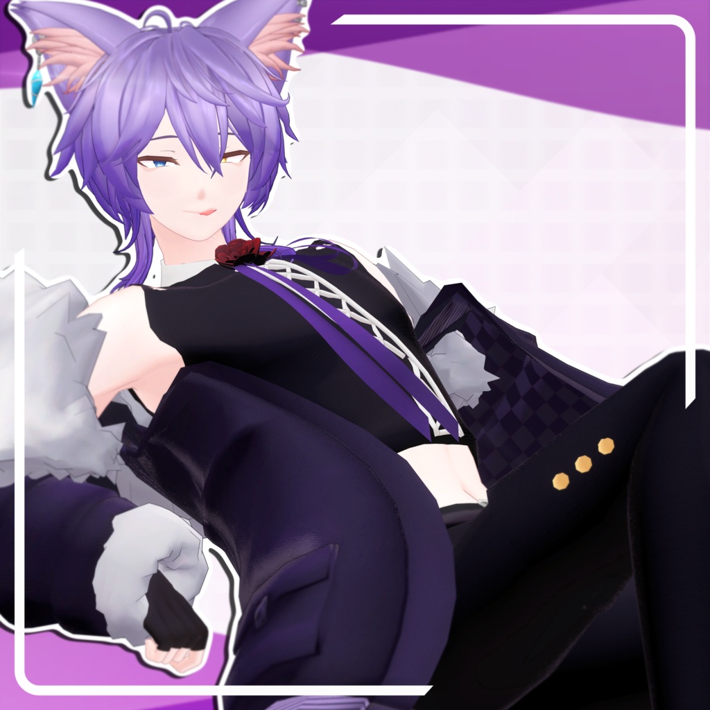 【オリジナル3Dモデル】 チェシャ Cheshire