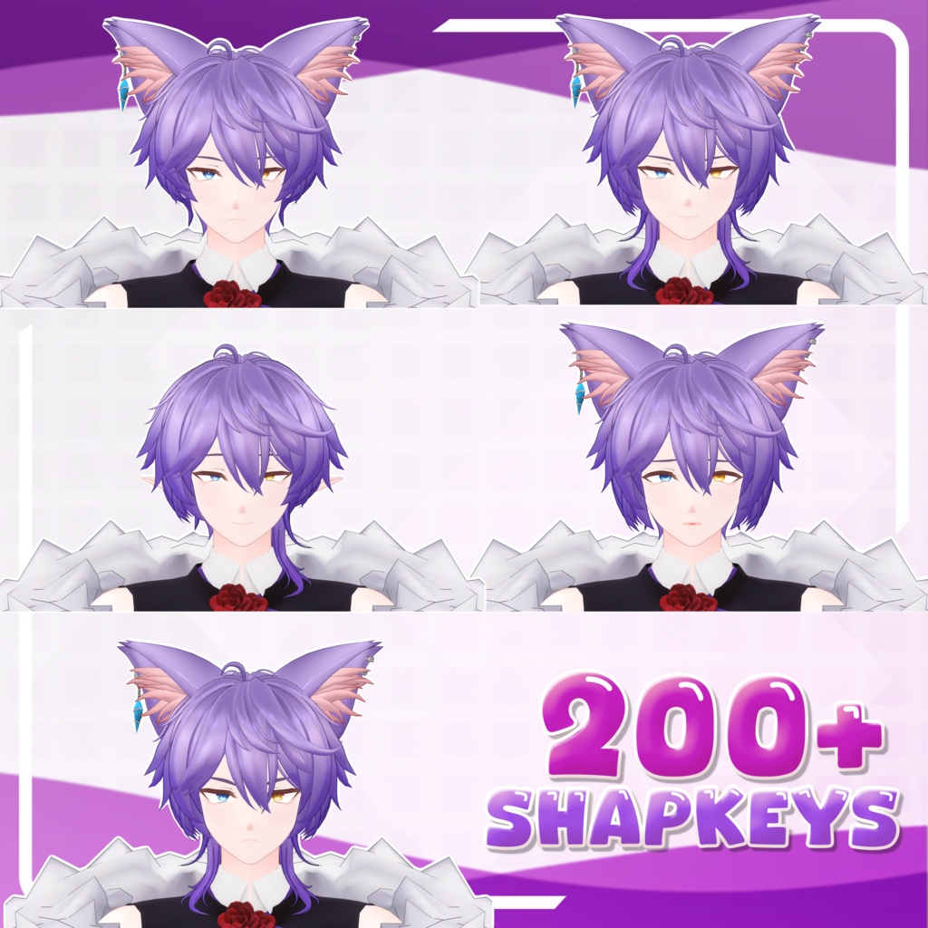 【オリジナル3Dモデル】 チェシャ Cheshire