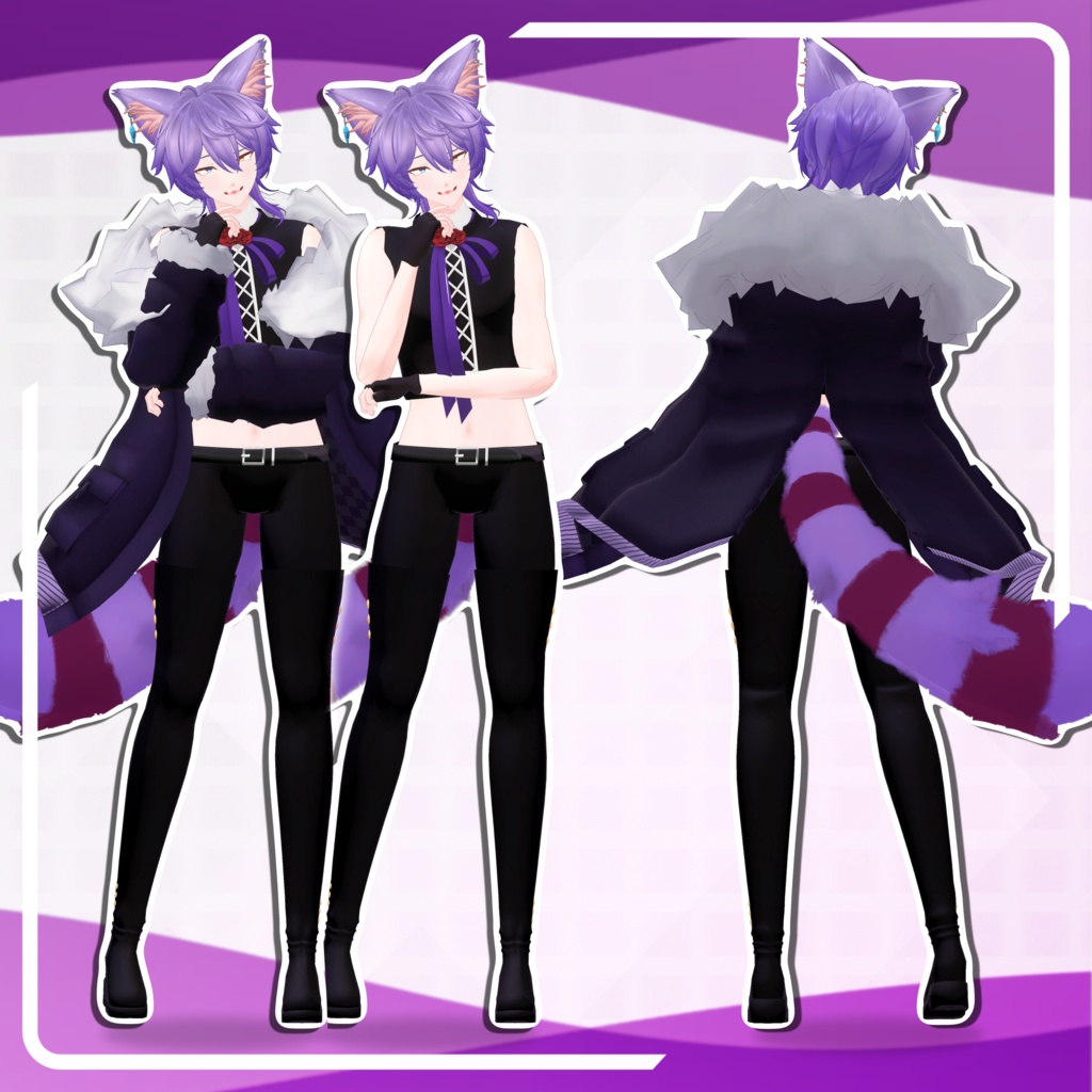 【オリジナル3Dモデル】 チェシャ Cheshire