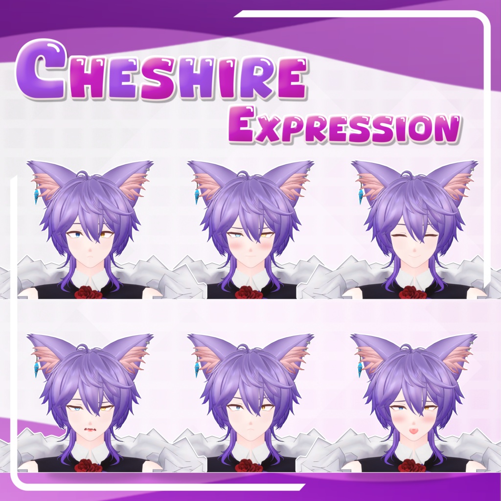 【オリジナル3Dモデル】 チェシャ Cheshire