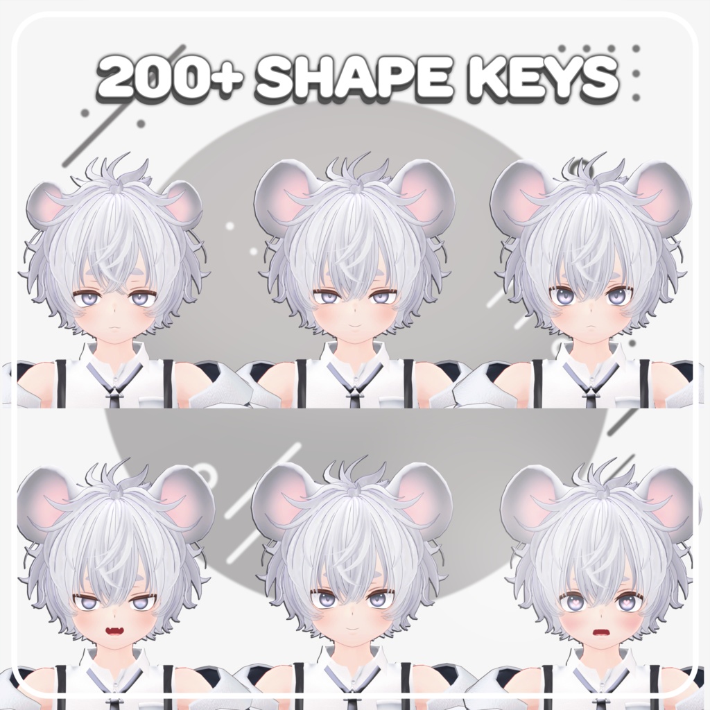 【オリジナル3Dモデル】グレチュウ Gurechu