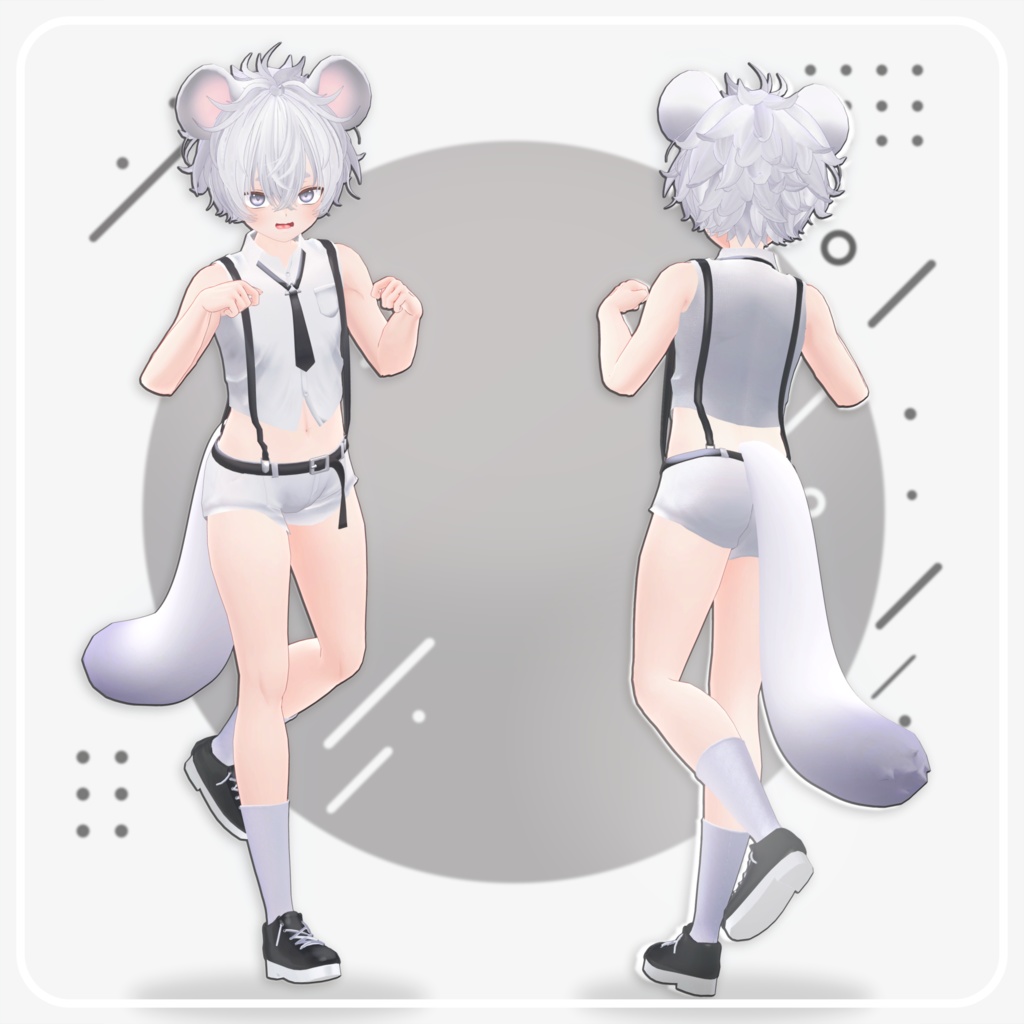 【オリジナル3Dモデル】グレチュウ Gurechu