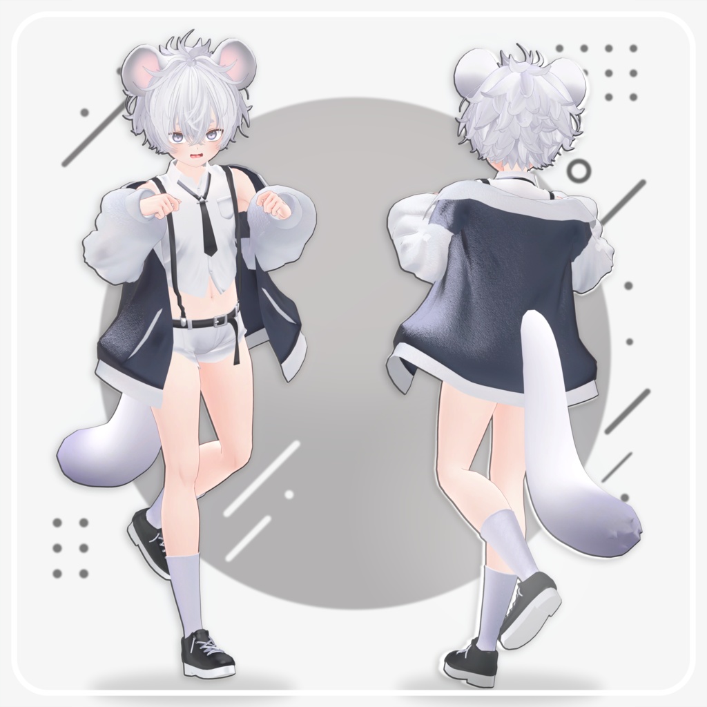 【オリジナル3Dモデル】グレチュウ Gurechu