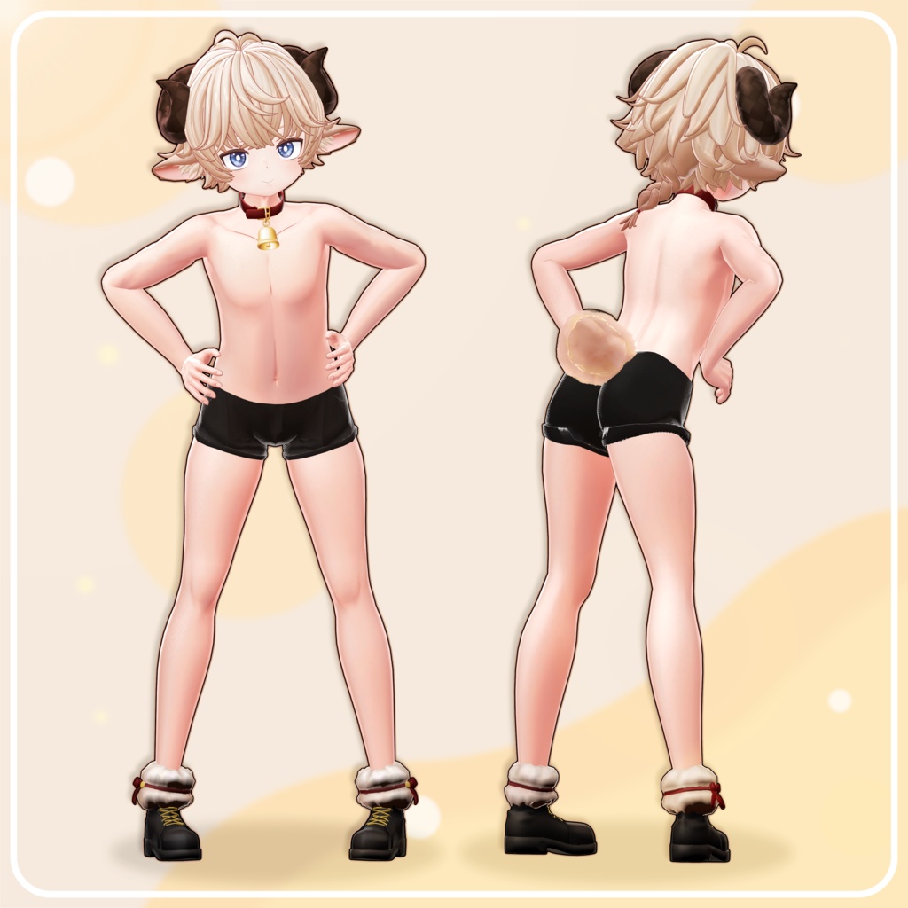 【オリジナル3Dモデル】 みねる Mineru