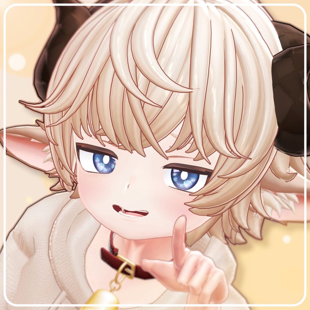 【オリジナル3Dモデル】 みねる Mineru