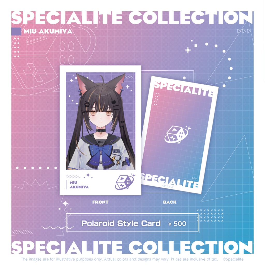 "Specialite Collection" Polaroid Style Card