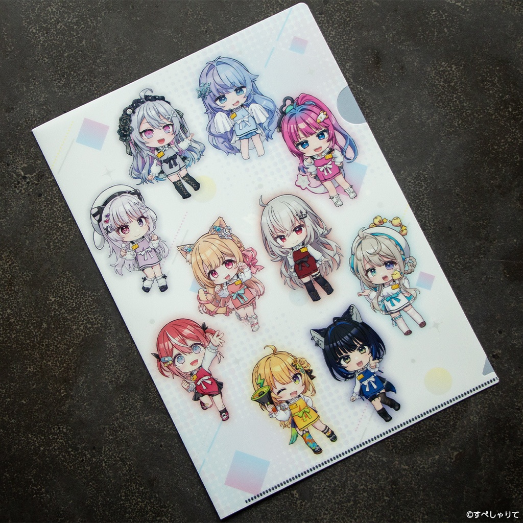 【在庫限り】すぺしゃりて×SHIBUYA TSUTAYA クリアファイルセット