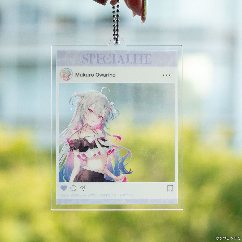 SNS風アクリルキーホルダー