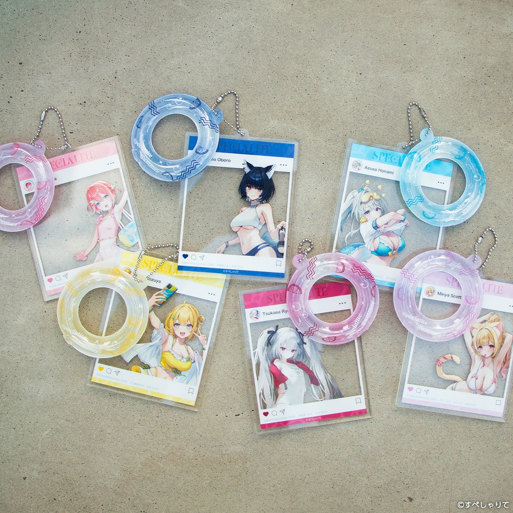 SNS風アクリルキーホルダー