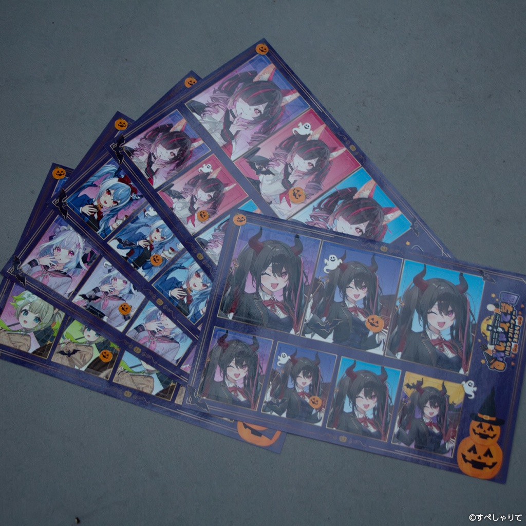 証明写真風シール