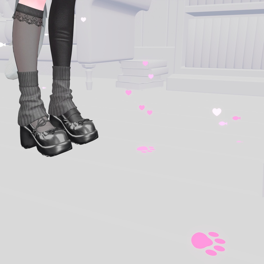 【全アバター対応】FootPrints+【おまけ付き】全6種類