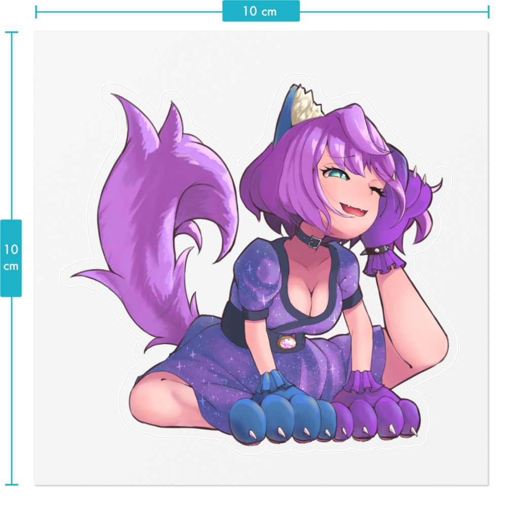 Ribenchi's ear is itchy (Sticker) - りべんちの耳がかゆいの (ステッカー)