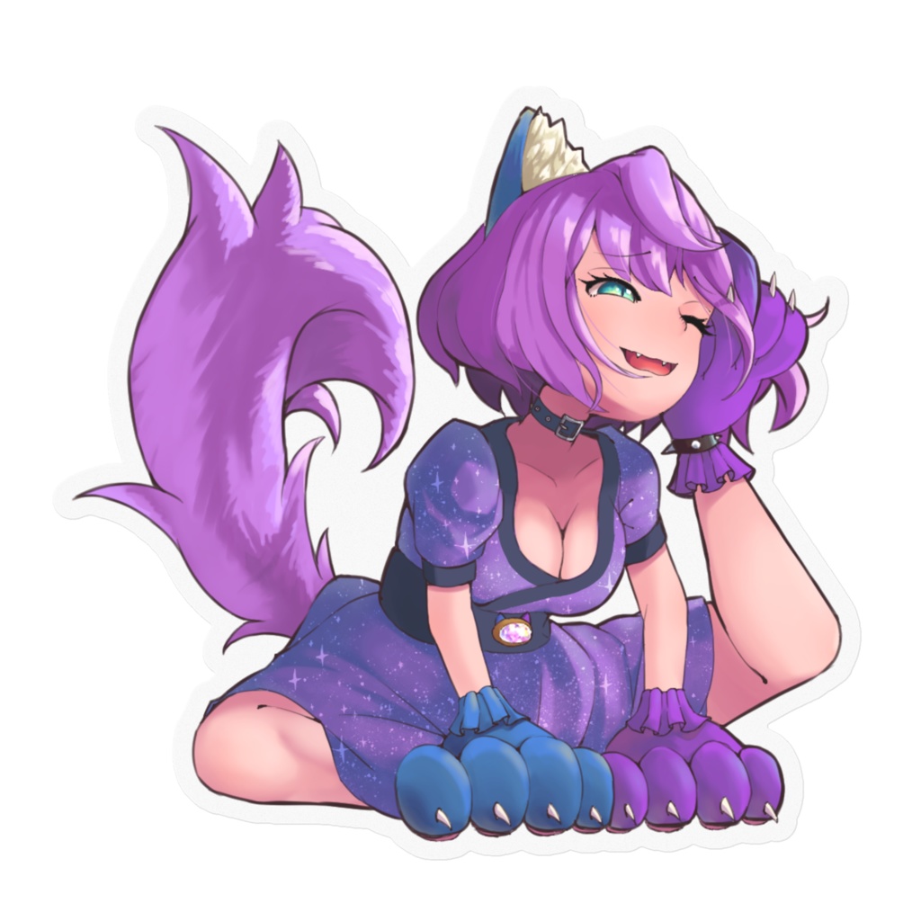 Ribenchi's ear is itchy (Sticker) - りべんちの耳がかゆいの (ステッカー)
