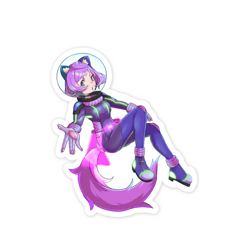 Space Ribenchi (Sticker) - 宇宙りべんち(ステッカー)