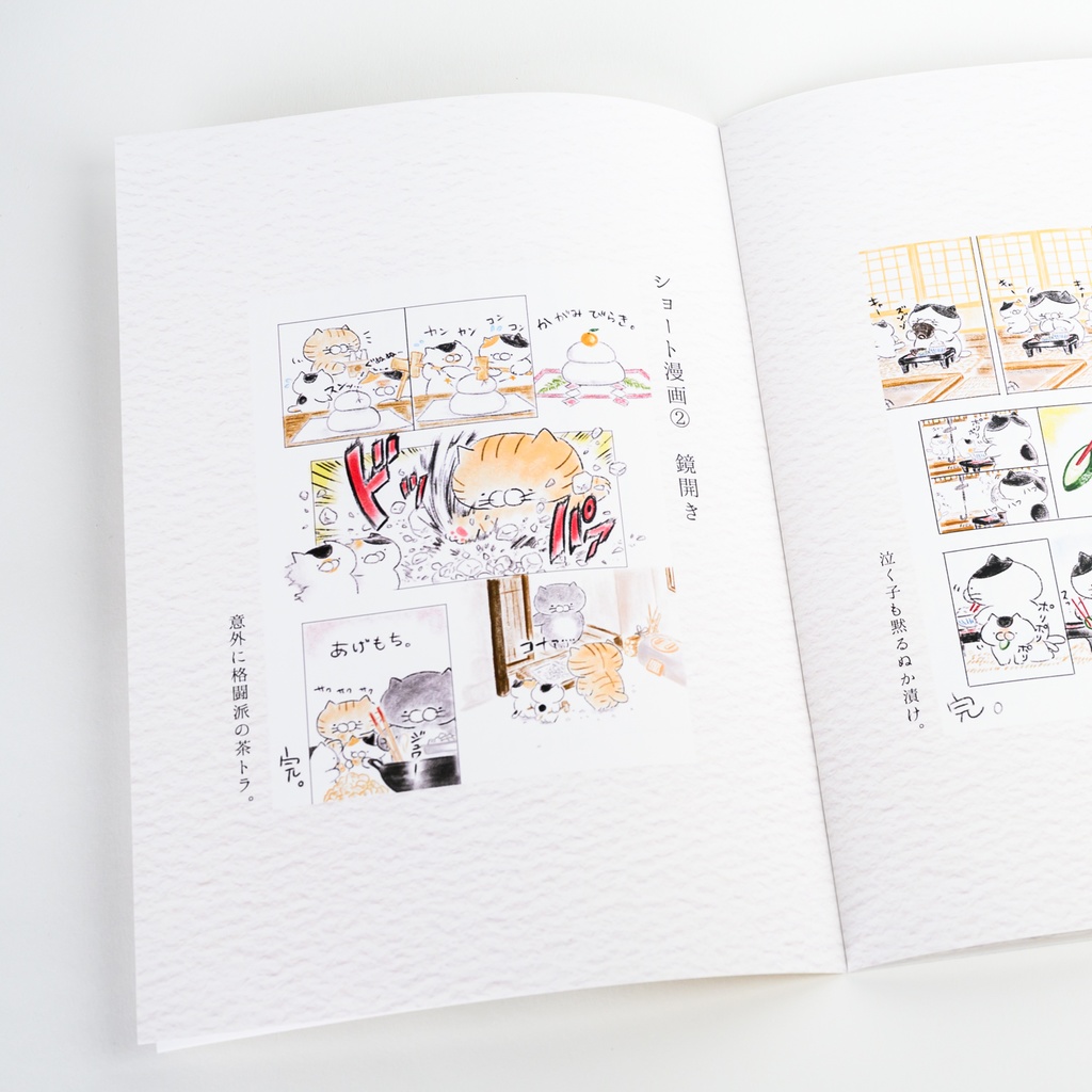 あらまつぱん子初個展「ごはんねこ~今もどこかにある暮らし~」イラスト集