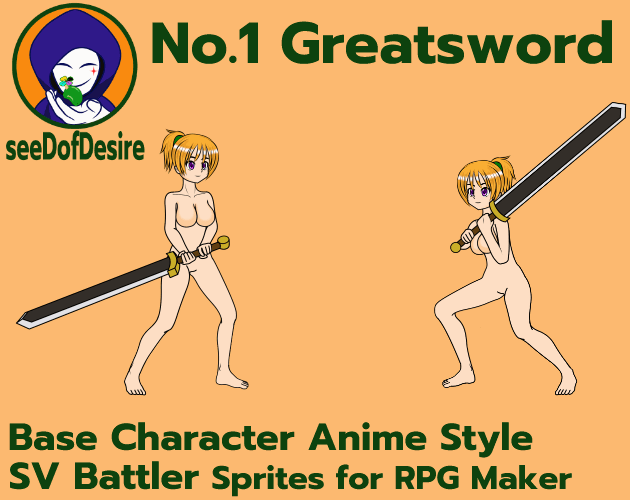New Seed of Desire No.1 Greatsword Character Sprites.
