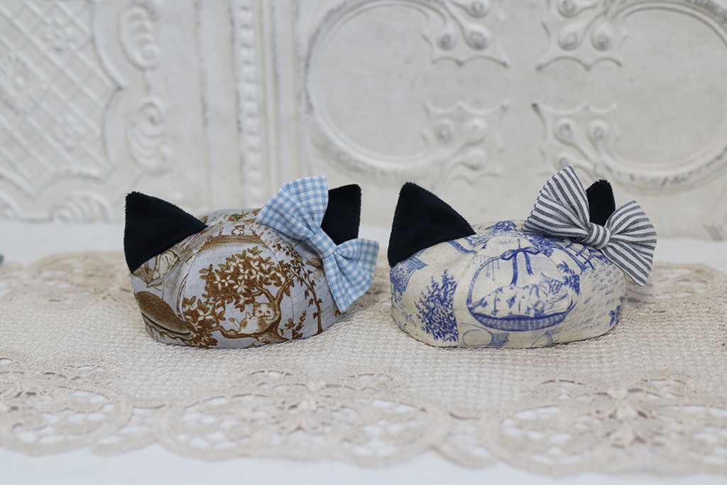 ぬいちゃん用ねこみみ帽子