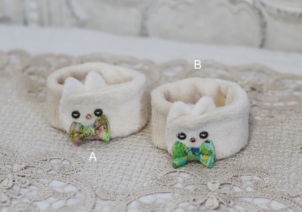 ねこマフラー（ホワイト）