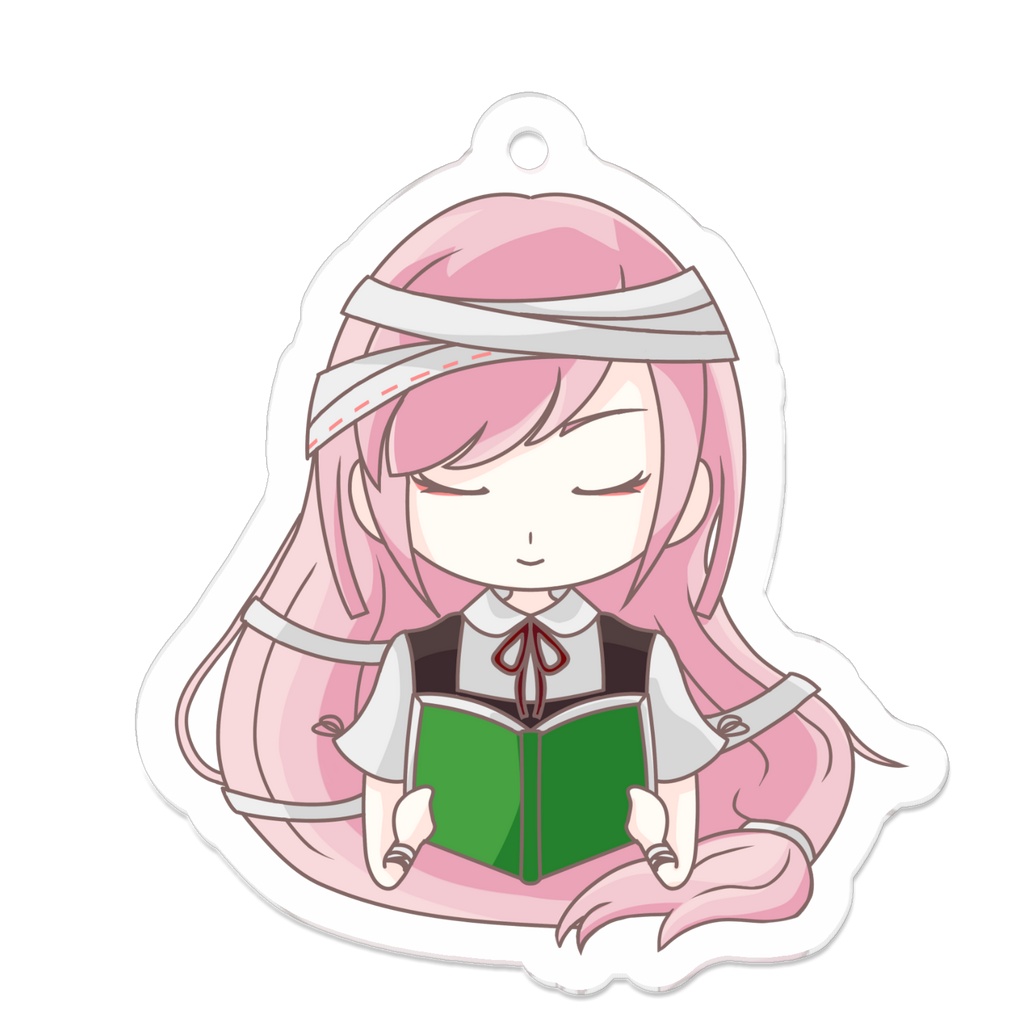 【アクリルキーホルダー】躯ヶ淵エリミィ(人型)読み聞かせ中ver