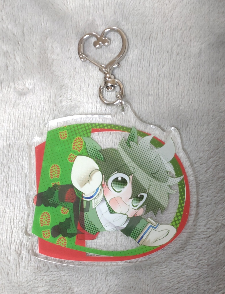 【ヒロアカ】デクアルファベットのアクリルキーホルダー