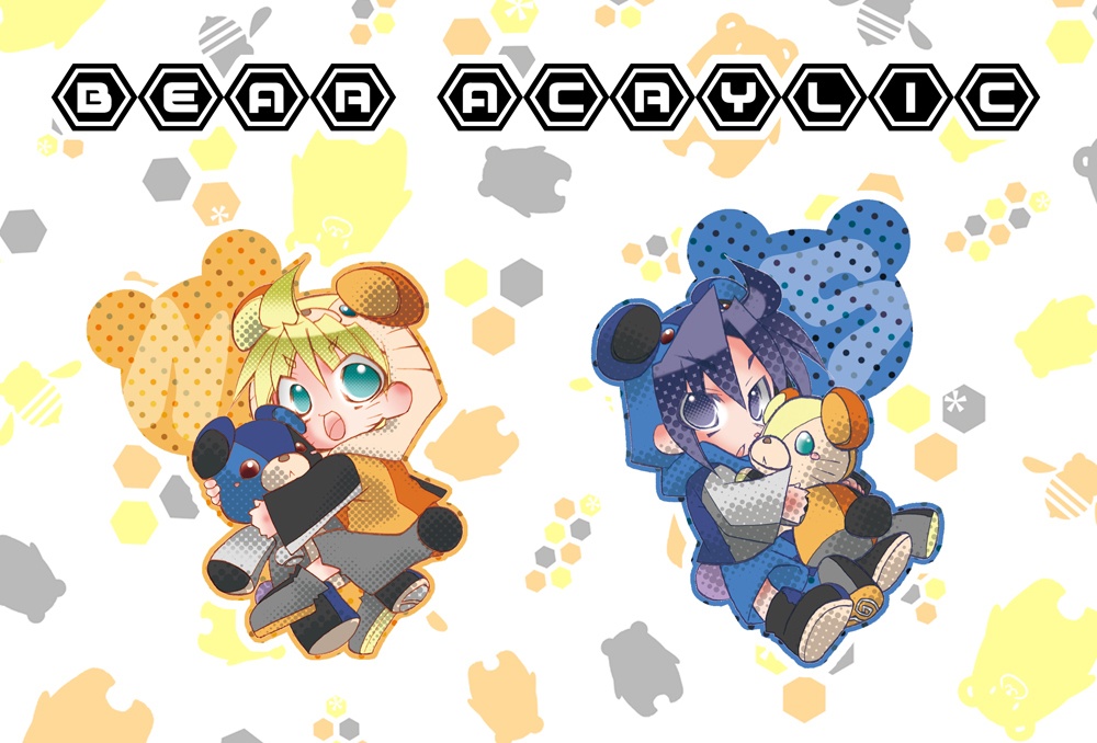 【NARUTO】アクリルキーホルダー・85×85㎜（ベア）