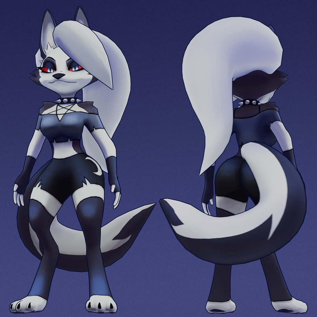 Loona | VRChat 3Dモデル | Quest対応 軽量アバター