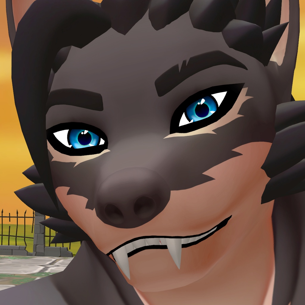 【VRChat想定】オリジナル3Dモデル「Brutus -ブルータス-」 / Furry Werewolf Avatar