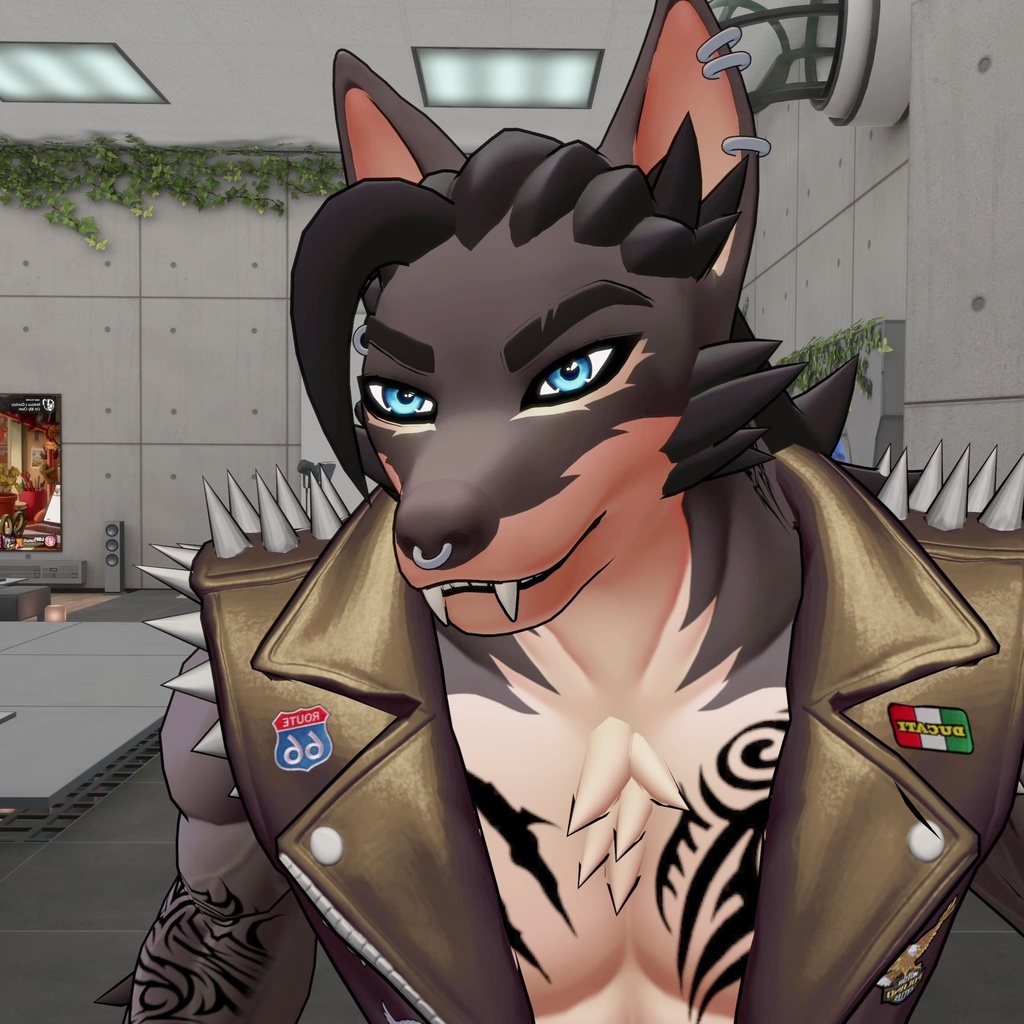 Rocco — バイカー人狼×ヴァンパイア VRChatアバター【PC】