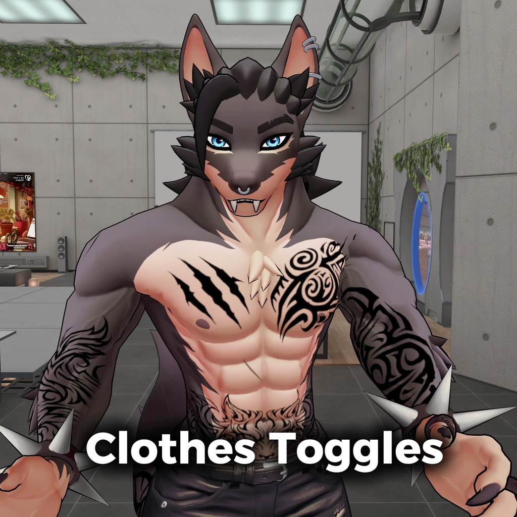 Rocco — バイカー人狼×ヴァンパイア VRChatアバター【PC】
