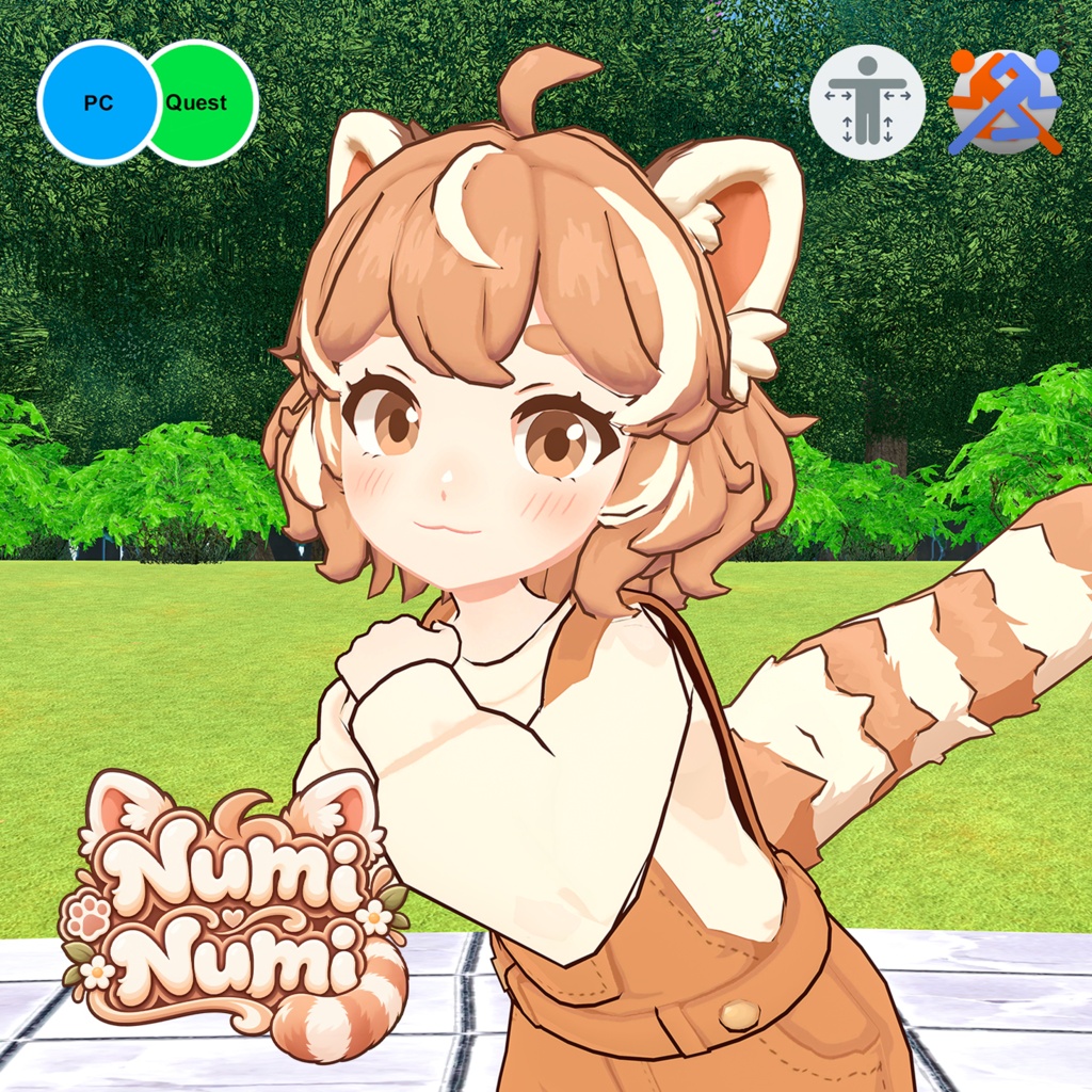 NumiNumi - ヌミヌミ - / オリジナル3Dモデル【PC/Quest対応】