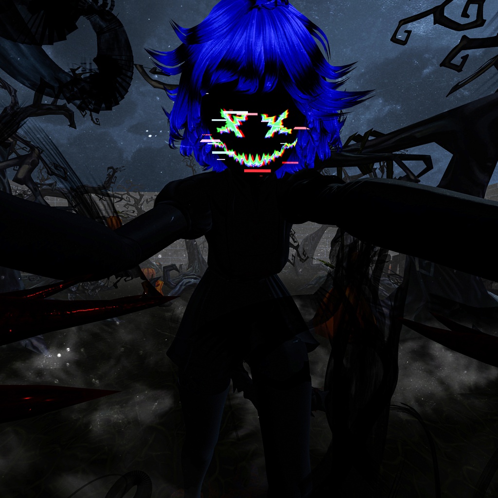 Sukal|ホラーロボット・オリジナル3Dモデル【VRChat】【PC/Quest対応】