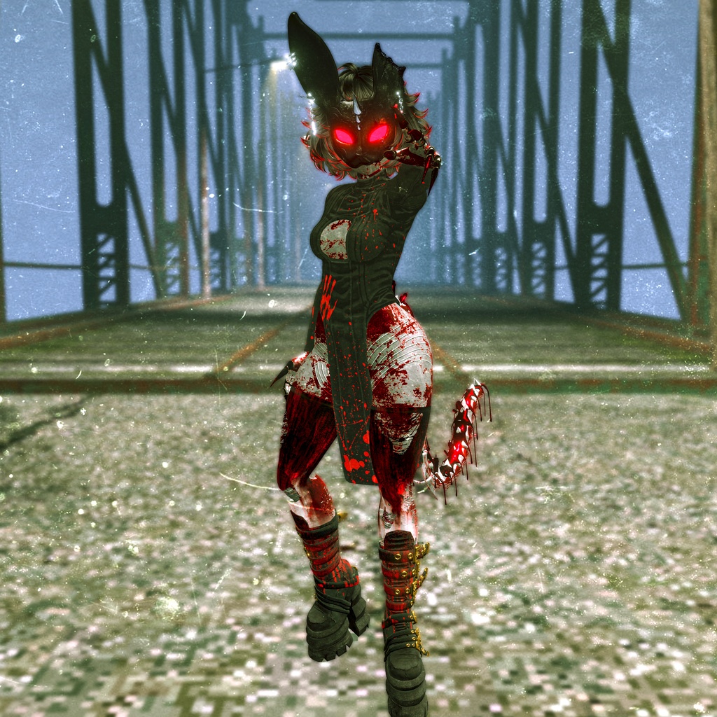 Sukal|ホラーロボット・オリジナル3Dモデル【VRChat】【PC/Quest対応】