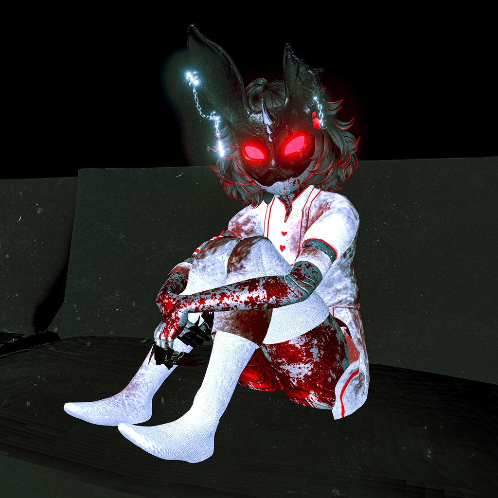 Sukal|ホラーロボット・オリジナル3Dモデル【VRChat】【PC/Quest対応】