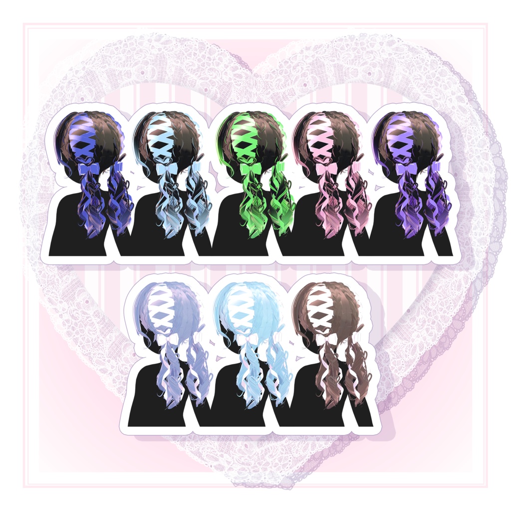 【!!推し活!!🤍🎀参戦フルセット🎀🤍 】《4アバター対応》🎉‼️発売記念50%OFF‼️🎉