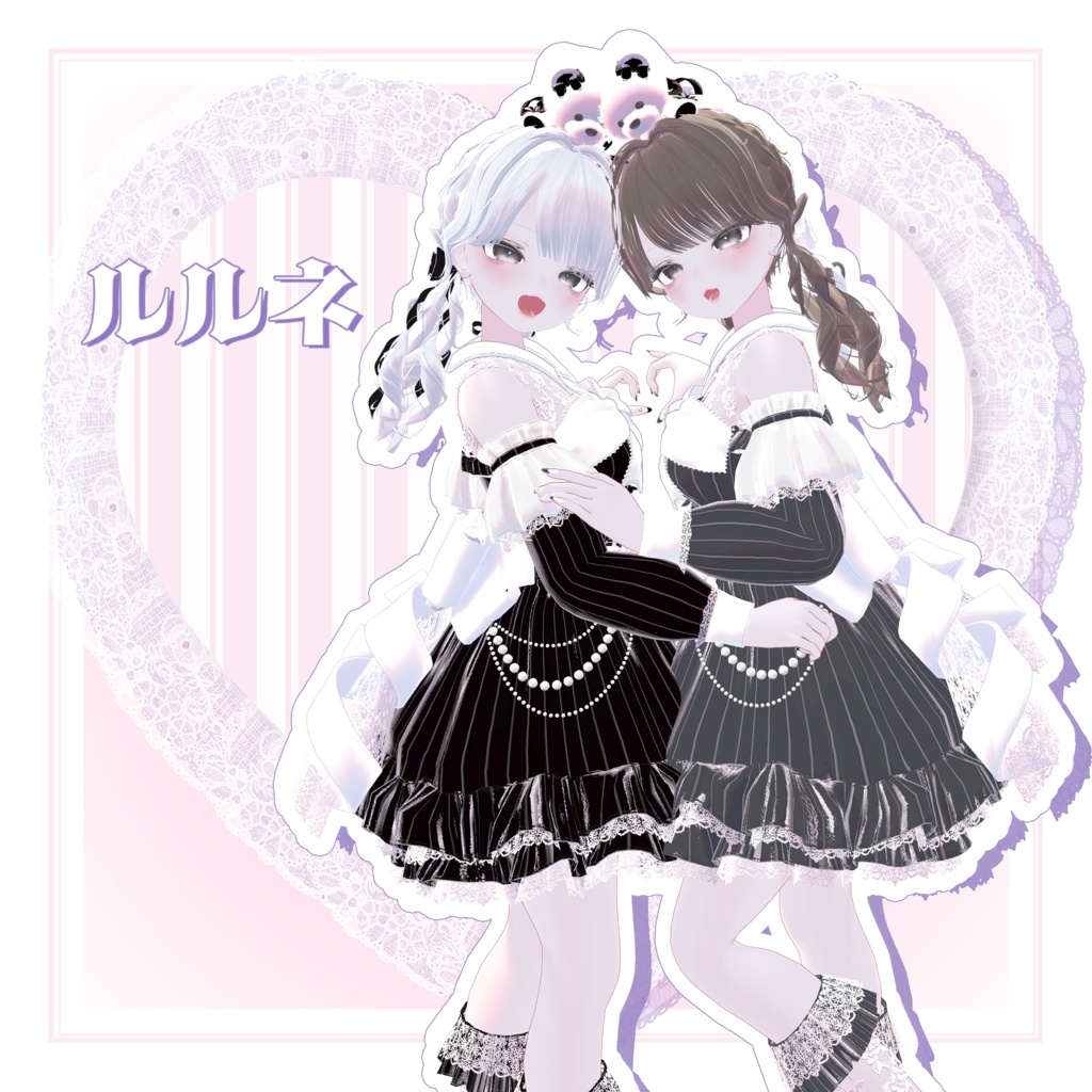 【!!推し活!!🤍🎀参戦フルセット🎀🤍 】《4アバター対応》