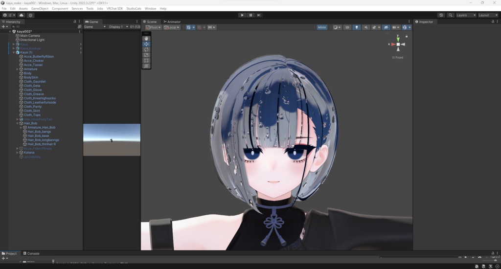 【無料】華夜ちゃん用びしょ濡れMake up Texture