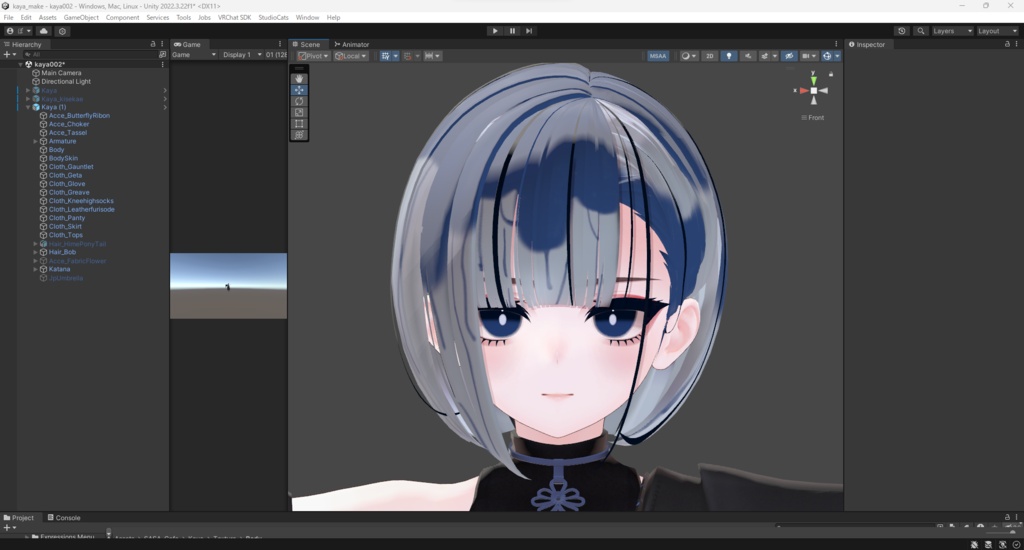 【無料】華夜ちゃん用びしょ濡れMake up Texture