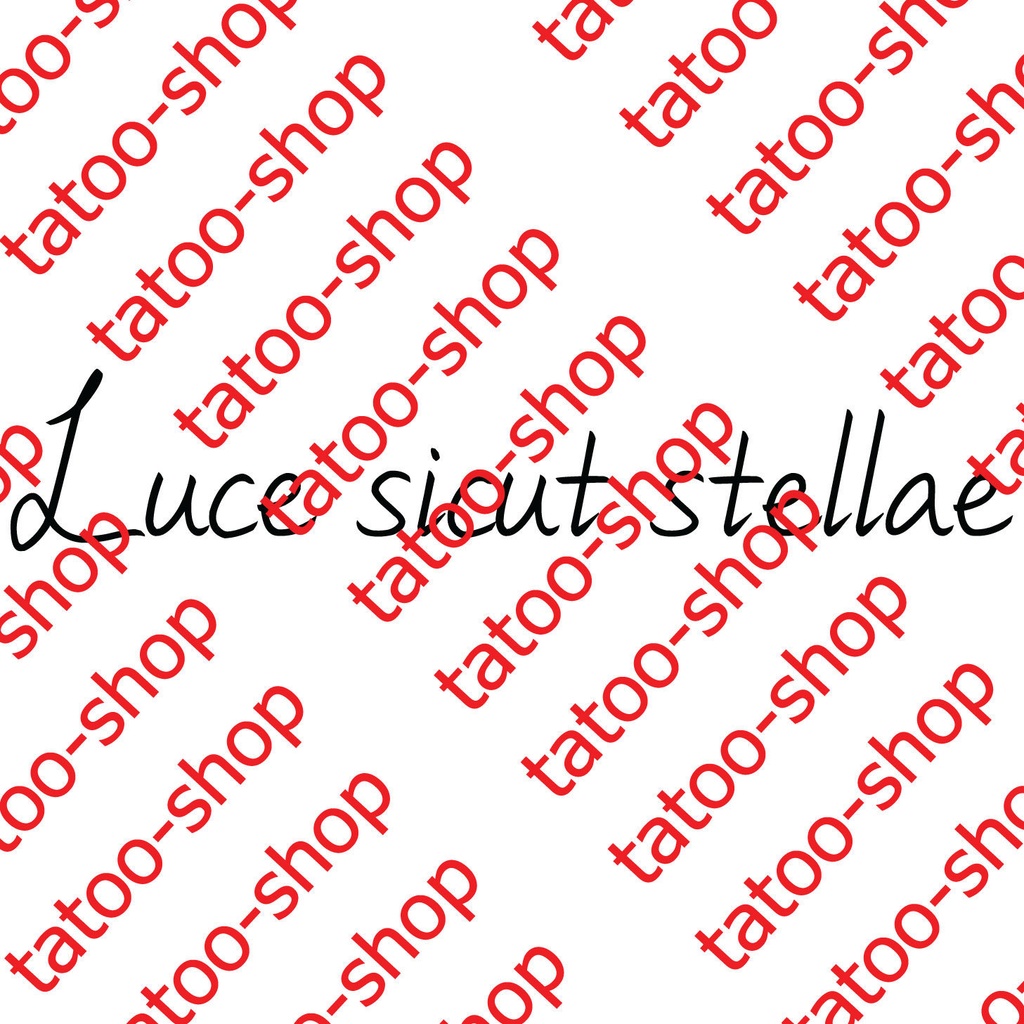 lettering tattoo (basic)
