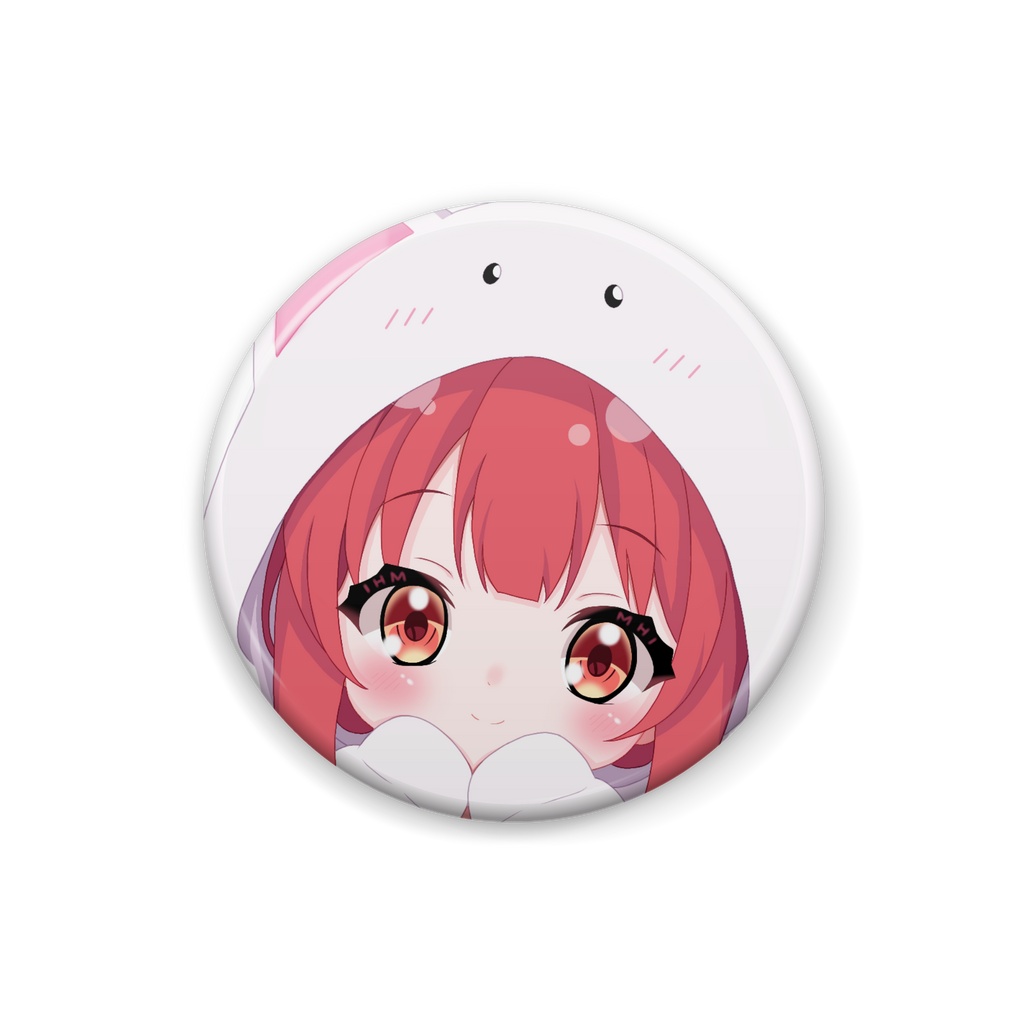 白猫アトリエ(朱菜乃)缶バッジ