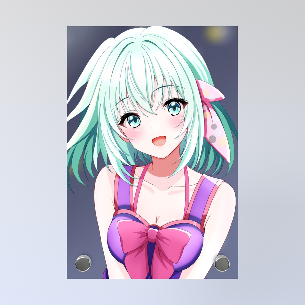 白猫アトリエ(翠)アクリルフォトパネル
