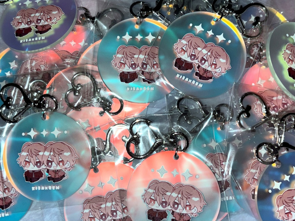 キバ練アクキーとステッカーセット