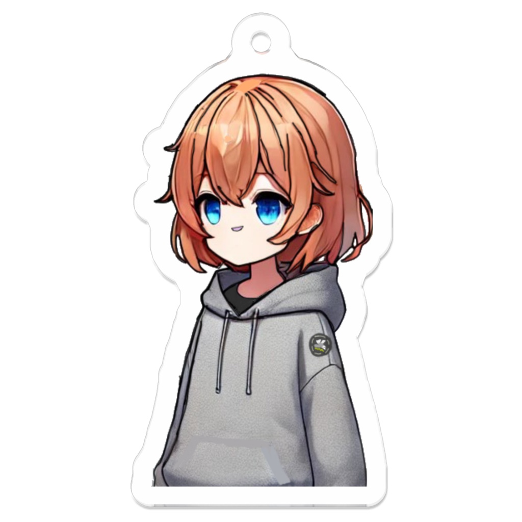 顎歪みアクイラちゃん アクリルキーホルダー