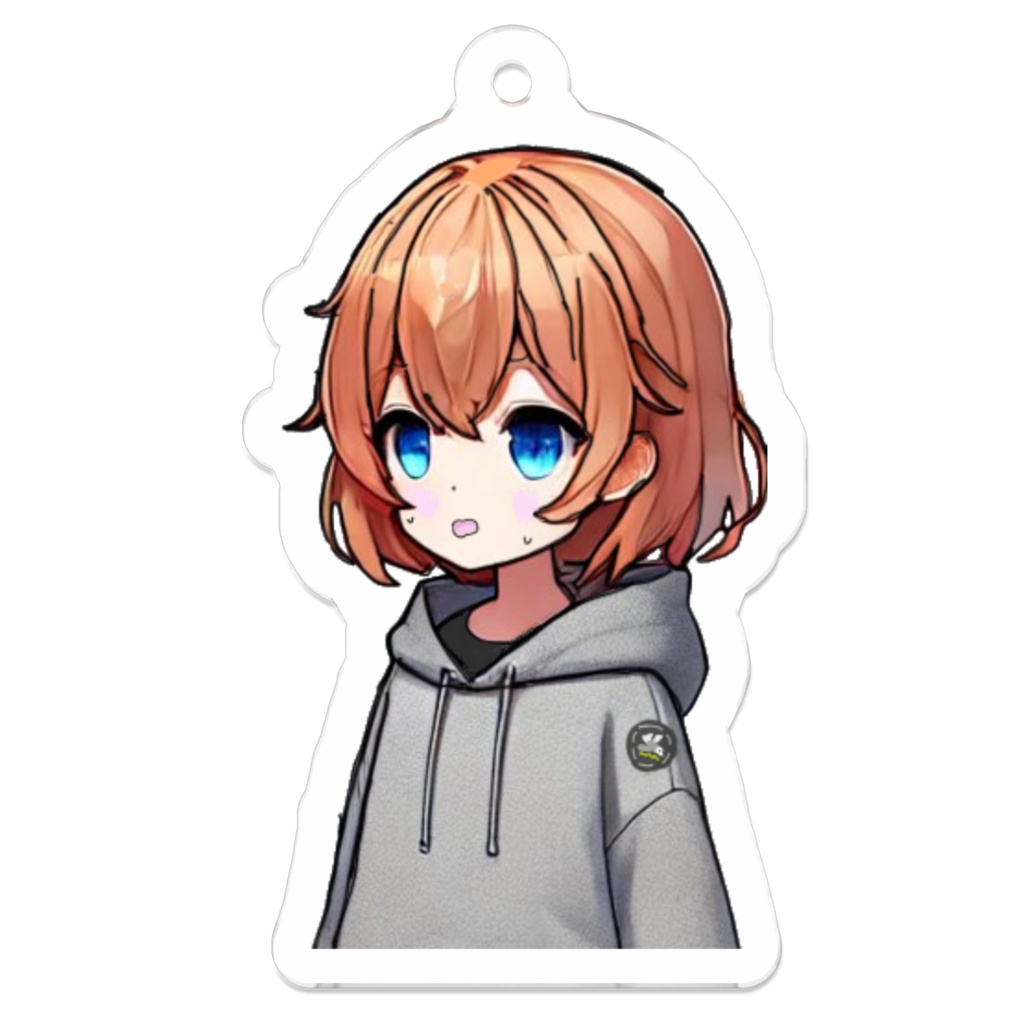 照れ顔アクイラちゃん アクリルキーホルダー