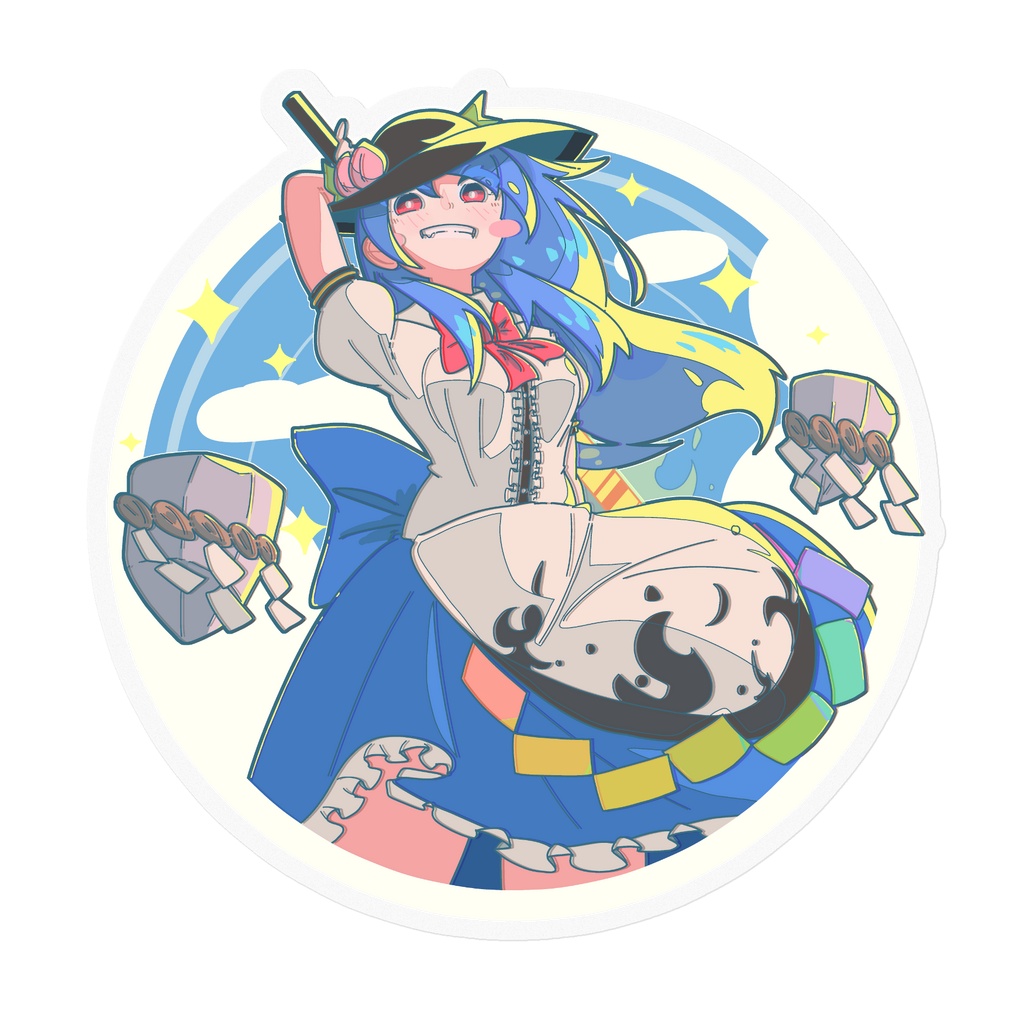 天子ちゃんステッカー(Ver.2