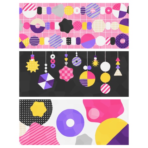 2秒モーショングラフィックス#10-12 Aepファイル