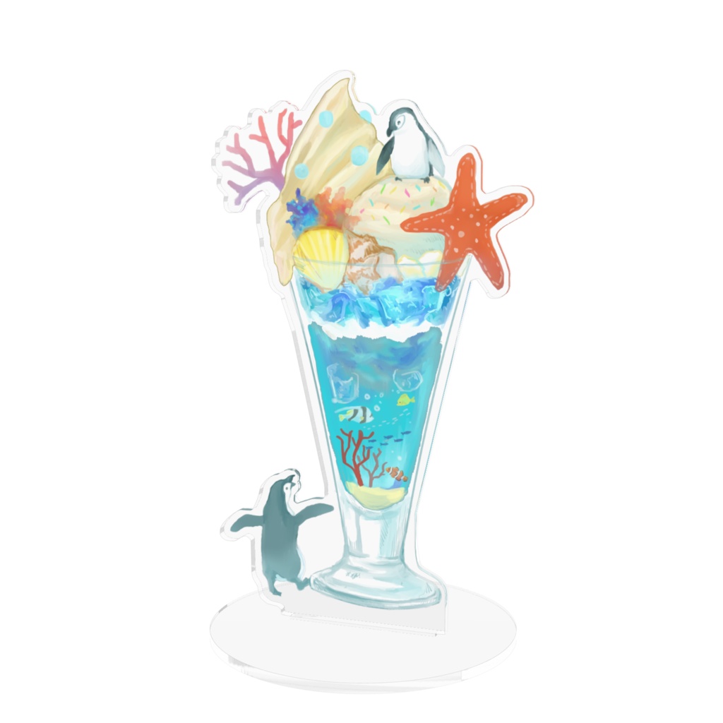 ペンギンパフェ　アクリルフィギュア